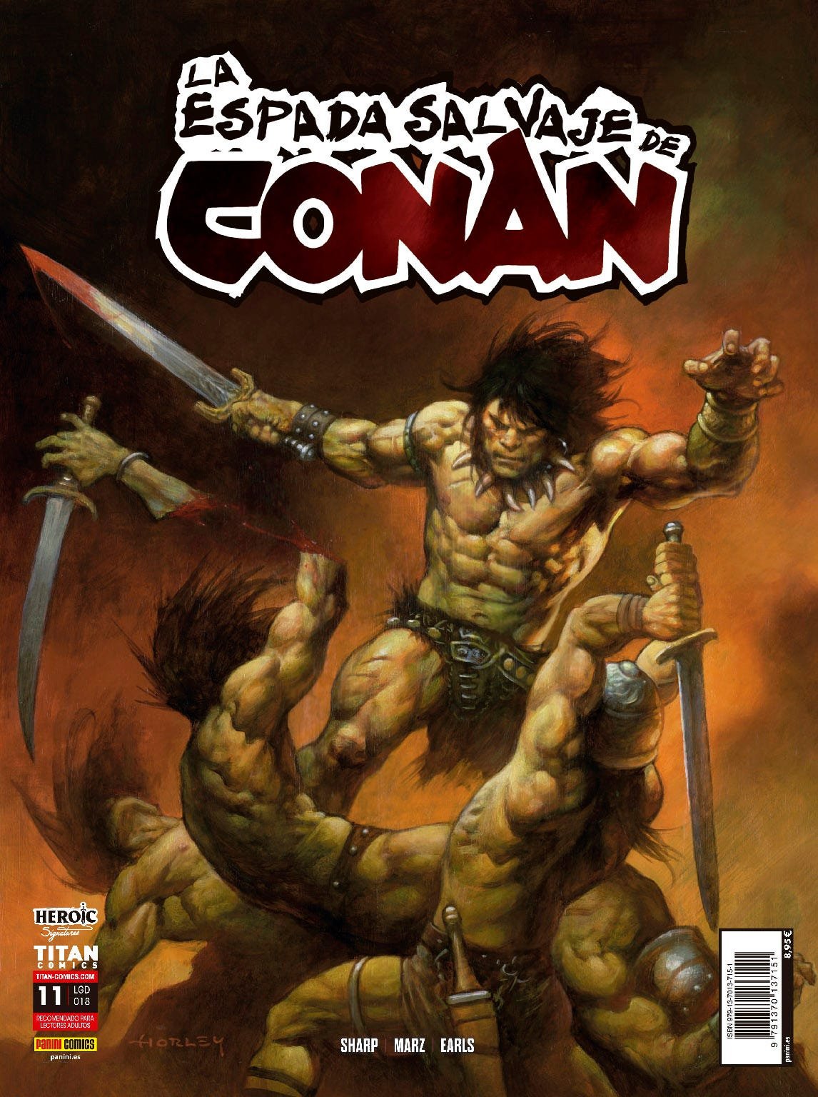 LA ESPADA SALVAJE DE CONAN 11 (RUSTICA)