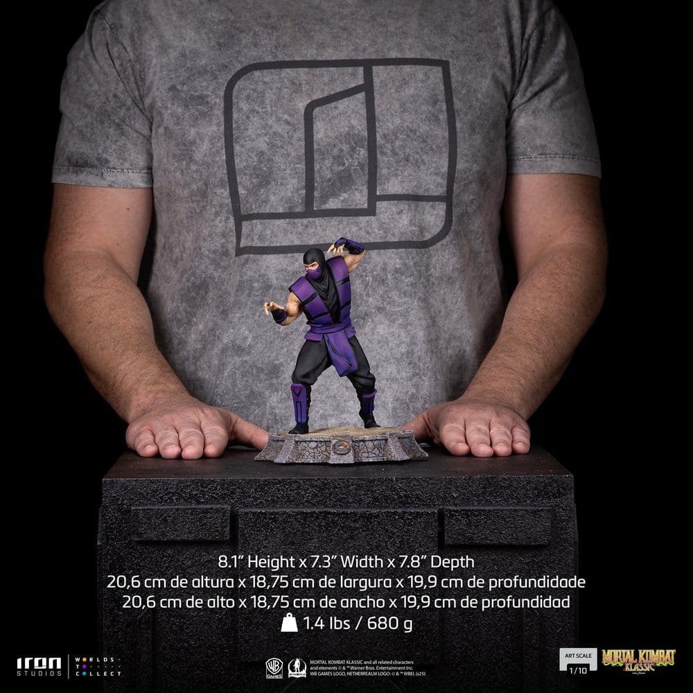 RAIN NINJA COLLECTION (HEO EXCLUSIVE) - MORTAL KOMBAT - ART SCALE 1/10 - IRON STUDIOS - Imagen 2