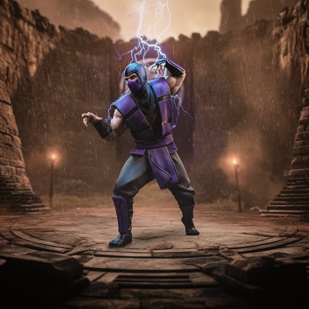 RAIN NINJA COLLECTION (HEO EXCLUSIVE) - MORTAL KOMBAT - ART SCALE 1/10 - IRON STUDIOS - Imagen 7