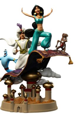 ALADDIN AND JASMINE DELUXE – DISNEY CLASSICS 100 YEARS – ART SCALE 1/10 – IRON STUDIOS