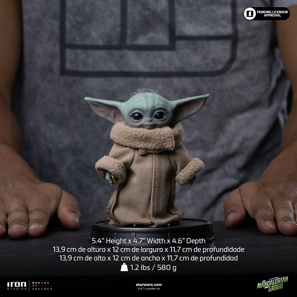 GROGU ALWAYS CURIOUS - MANDALORIAN AND GROGU MOVIE - GROGU COLLECTION - LEGACY REPLICA 1/4 - IRON STUDIOS - Imagen 3