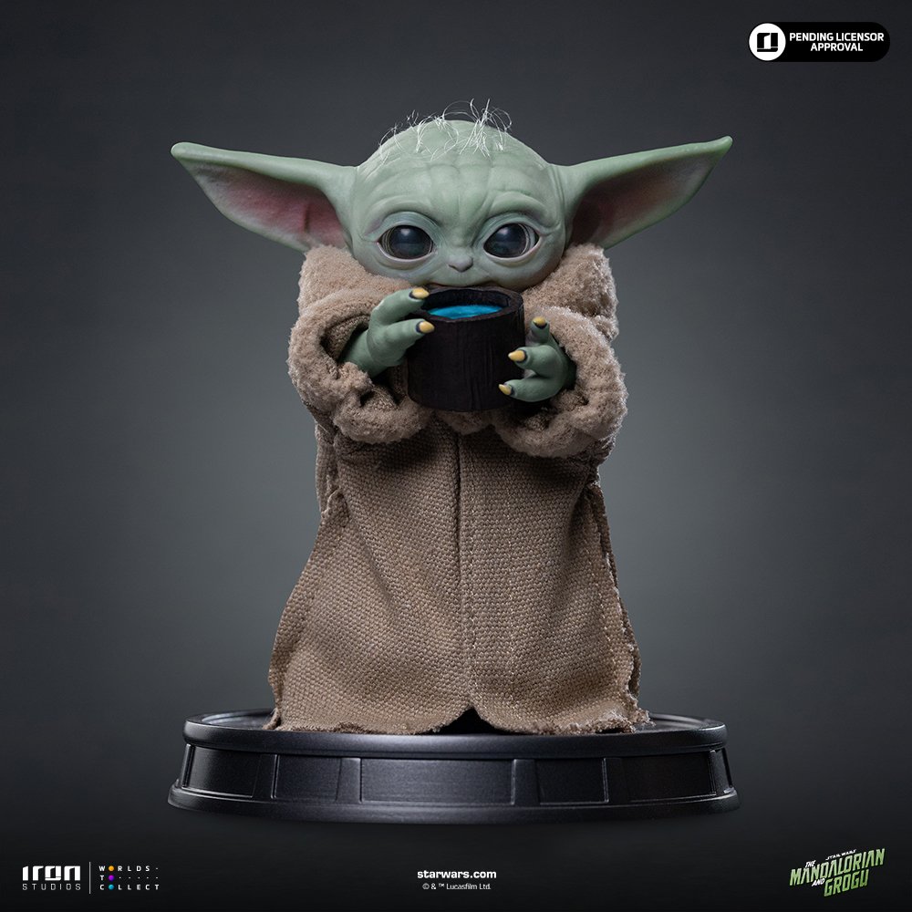 GROGU ALWAYS HUNGRY - MANDALORIAN AND GROGU MOVIE - GROGU COLLECTION - LEGACY REPLICA 1/4 - IRON STUDIOS - Imagen 2