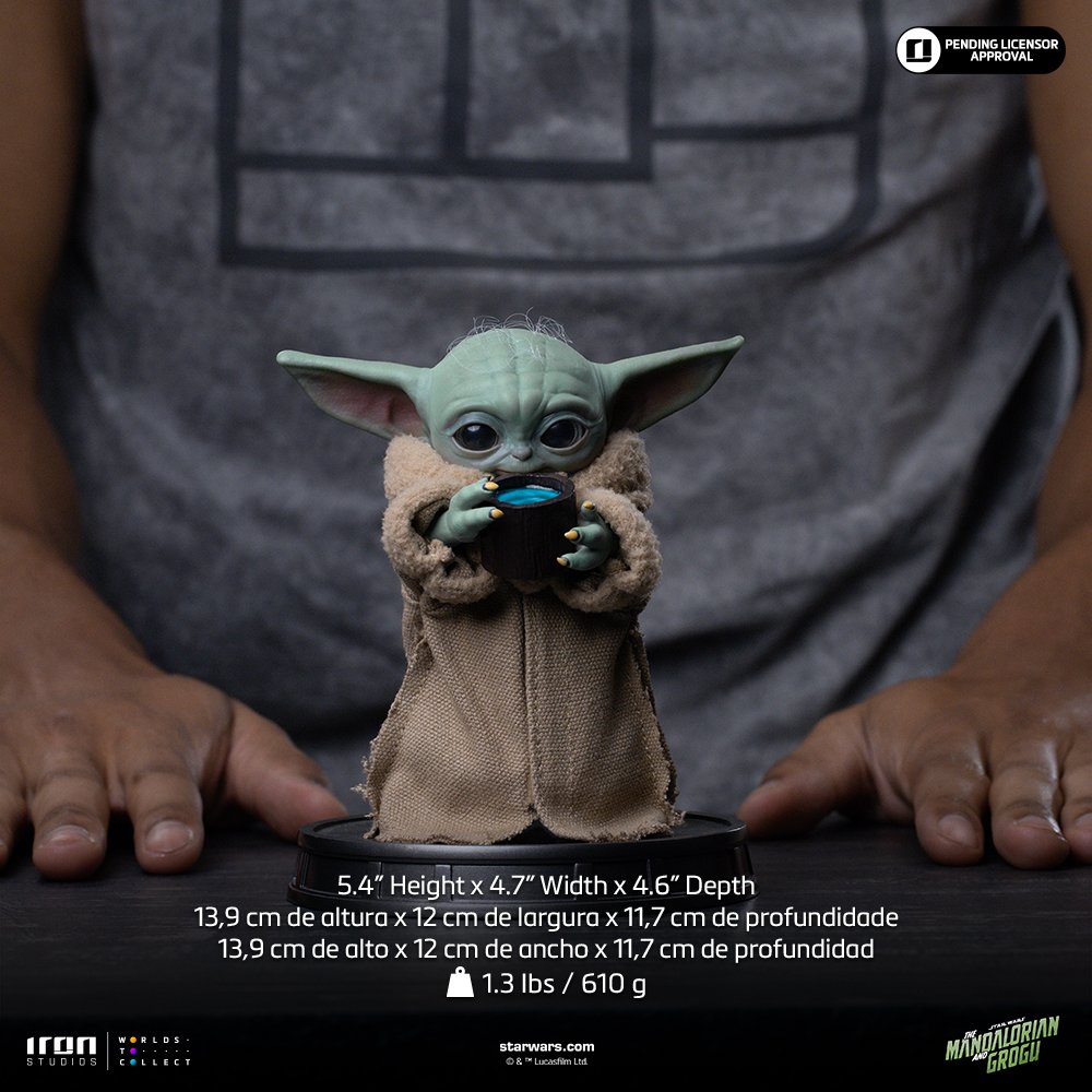 GROGU ALWAYS HUNGRY - MANDALORIAN AND GROGU MOVIE - GROGU COLLECTION - LEGACY REPLICA 1/4 - IRON STUDIOS - Imagen 3