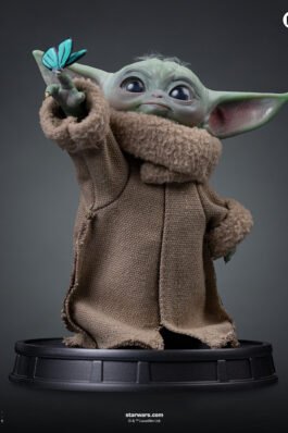 GROGU BUTTERFLY WONDER – MANDALORIAN AND GROGU MOVIE – GROGU COLLECTION – LEGACY REPLICA 1/4 – IRON STUDIOS