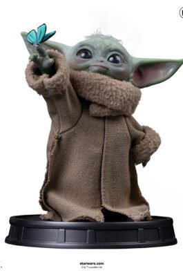 GROGU BUTTERFLY WONDER – MANDALORIAN AND GROGU MOVIE – GROGU COLLECTION – LEGACY REPLICA 1/4 – IRON STUDIOS