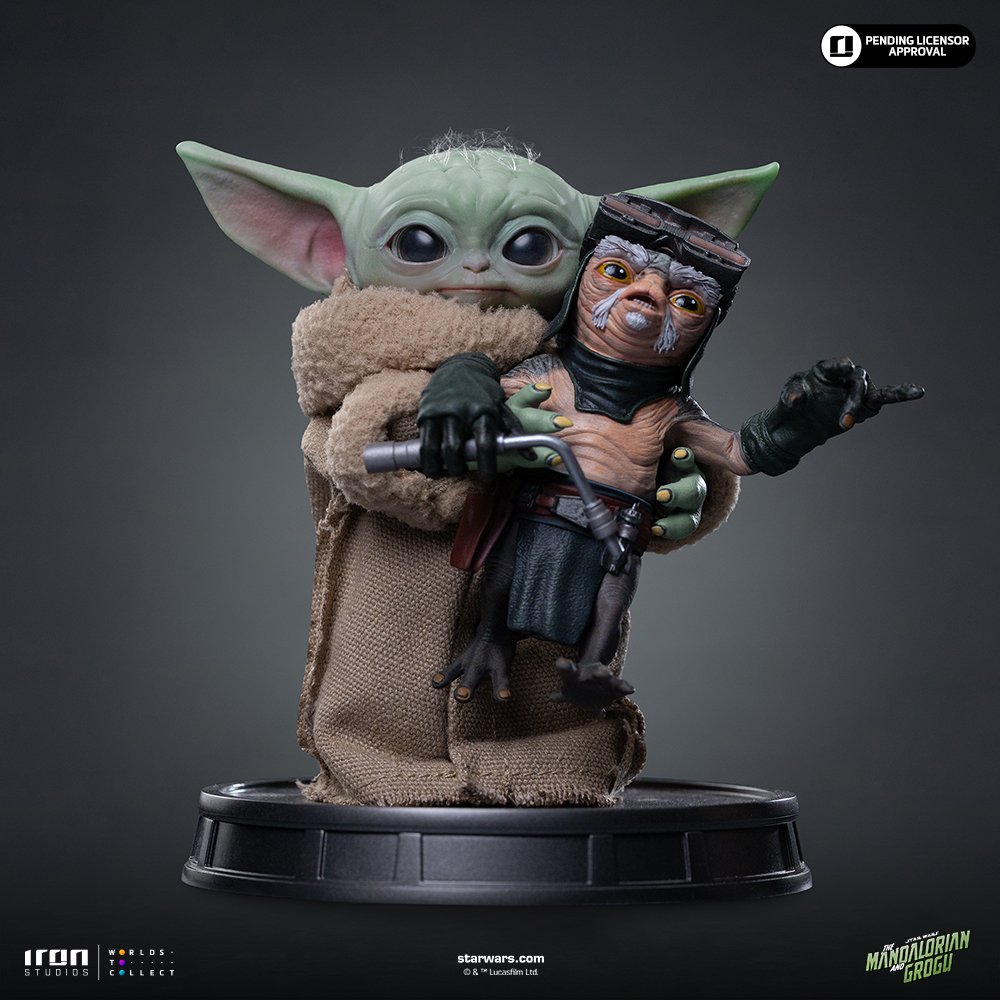 GROGU NO SQUEEZY - MANDALORIAN AND GROGU MOVIE - GROGU COLLECTION - LEGACY REPLICA 1/4 - IRON STUDIOS - Imagen 2