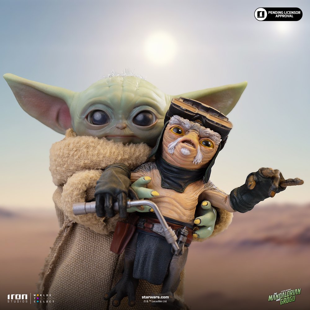 GROGU NO SQUEEZY - MANDALORIAN AND GROGU MOVIE - GROGU COLLECTION - LEGACY REPLICA 1/4 - IRON STUDIOS - Imagen 6