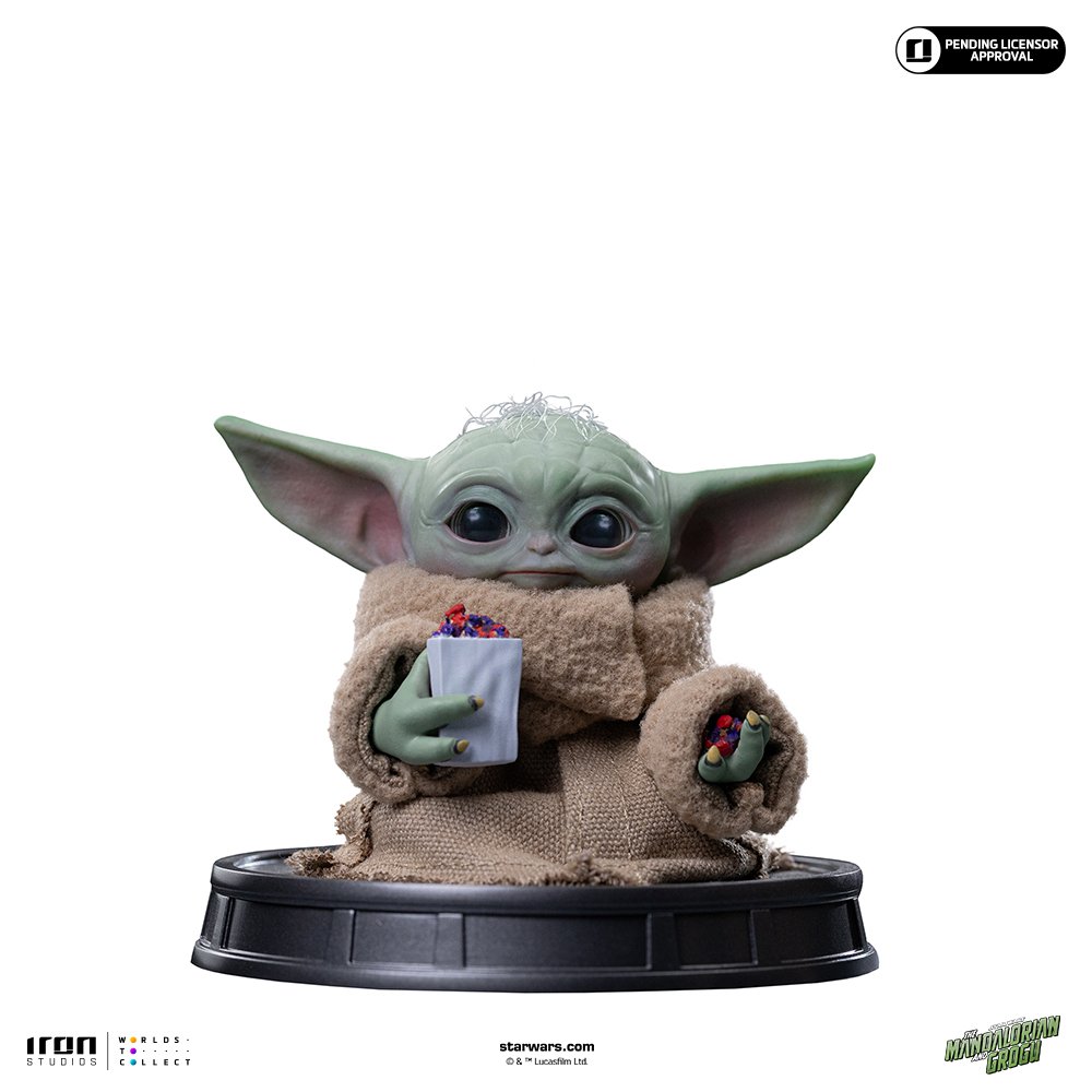 GROGU POPCORN TIME - MANDALORIAN AND GROGU MOVIE - GROGU COLLECTION - LEGACY REPLICA 1/4 - IRON STUDIOS