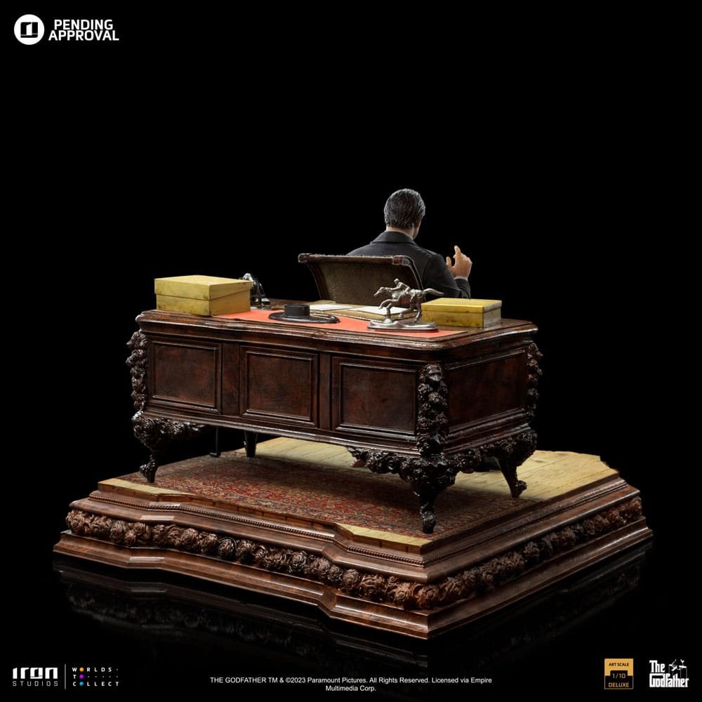 DON VITO CORLEONE DELUXE - THE GODFATHER - ART SCALE 1/10 - IRON STUDIOS - Imagen 4