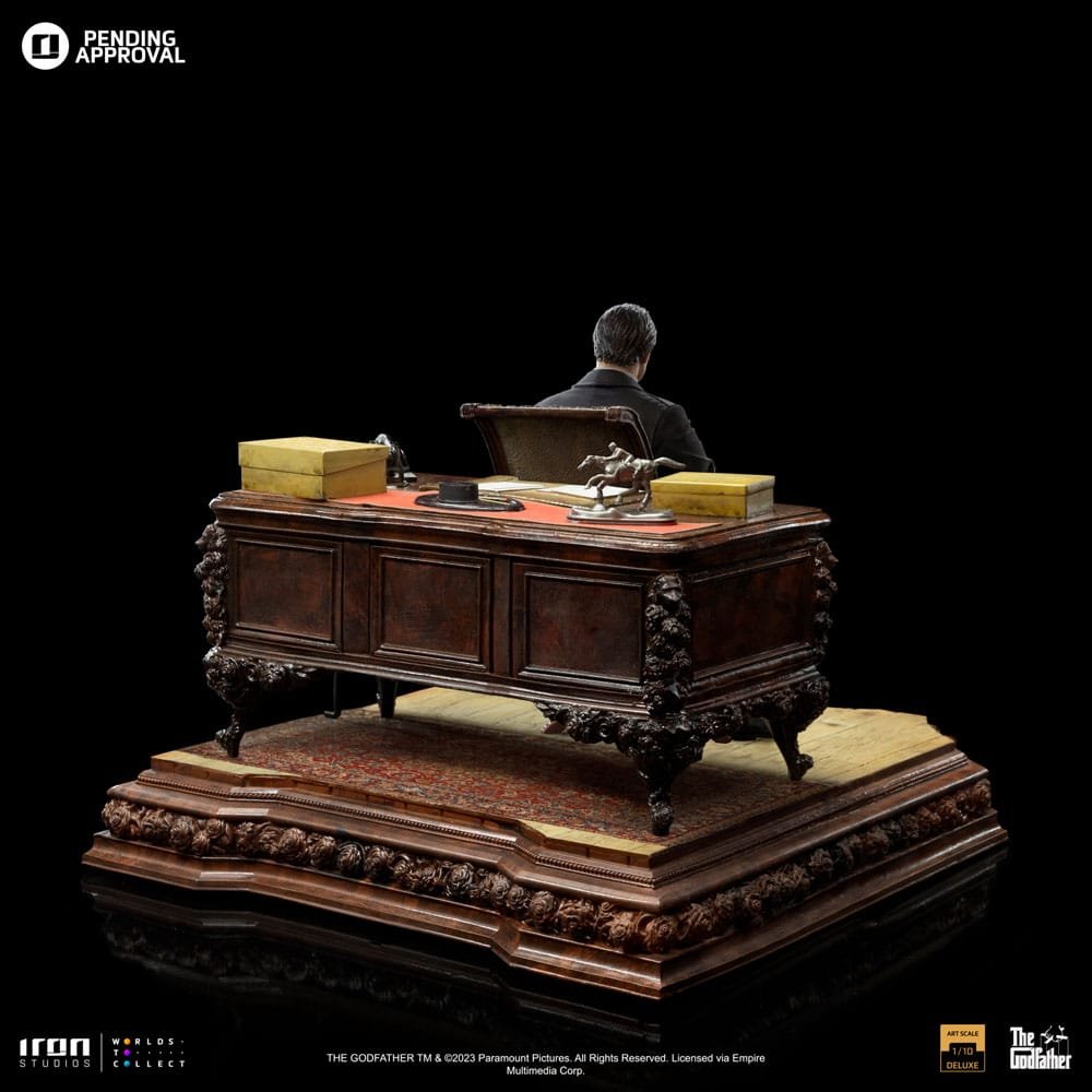 DON VITO CORLEONE DELUXE - THE GODFATHER - ART SCALE 1/10 - IRON STUDIOS - Imagen 5