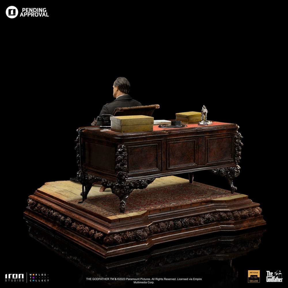 DON VITO CORLEONE DELUXE - THE GODFATHER - ART SCALE 1/10 - IRON STUDIOS - Imagen 6