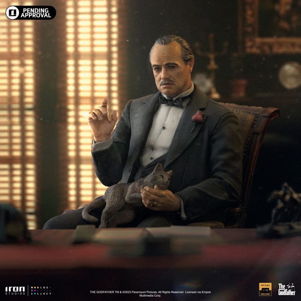 DON VITO CORLEONE DELUXE - THE GODFATHER - ART SCALE 1/10 - IRON STUDIOS - Imagen 10