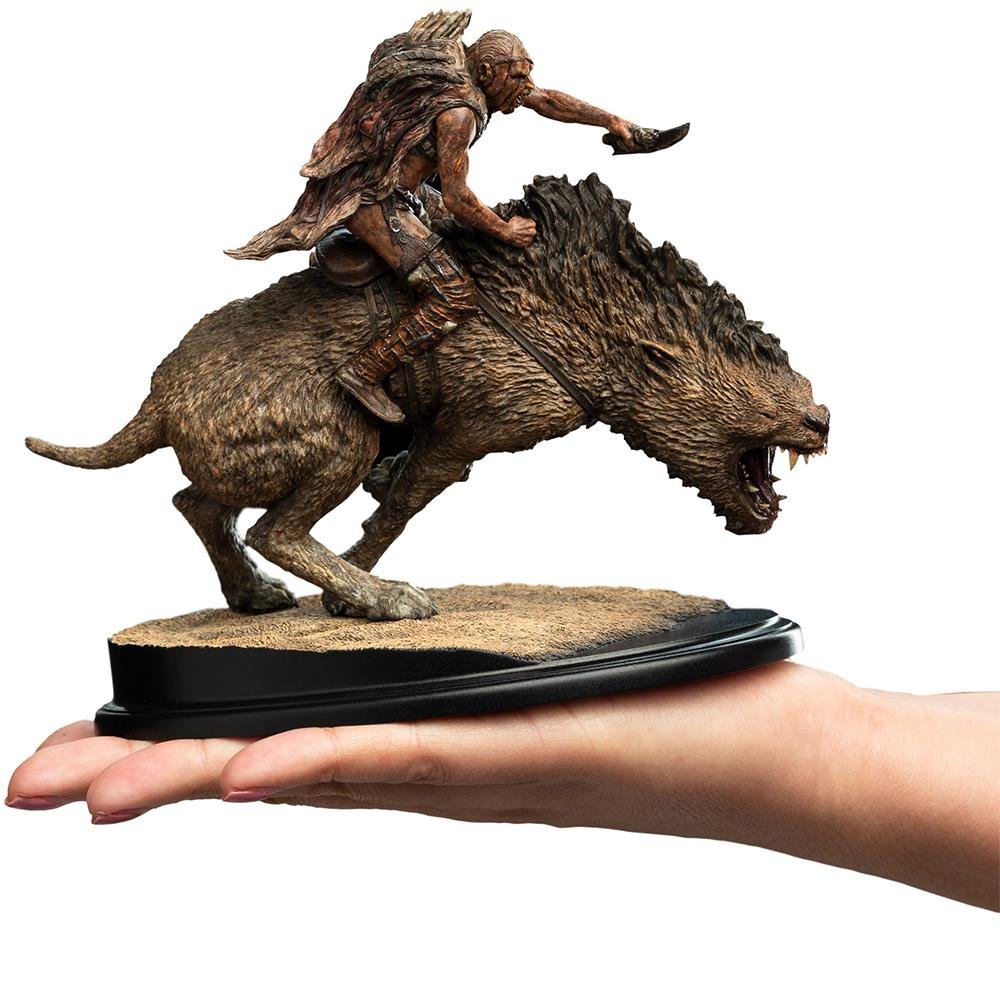 SHARKU ON WARG - THE LORD OF THE RINGS - MINIATURE STATUE - WETA WORKSHOP - Imagen 10