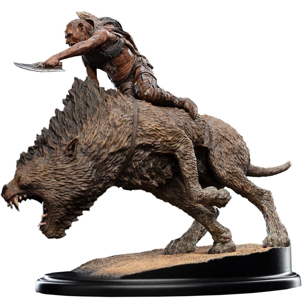 SHARKU ON WARG - THE LORD OF THE RINGS - MINIATURE STATUE - WETA WORKSHOP - Imagen 3