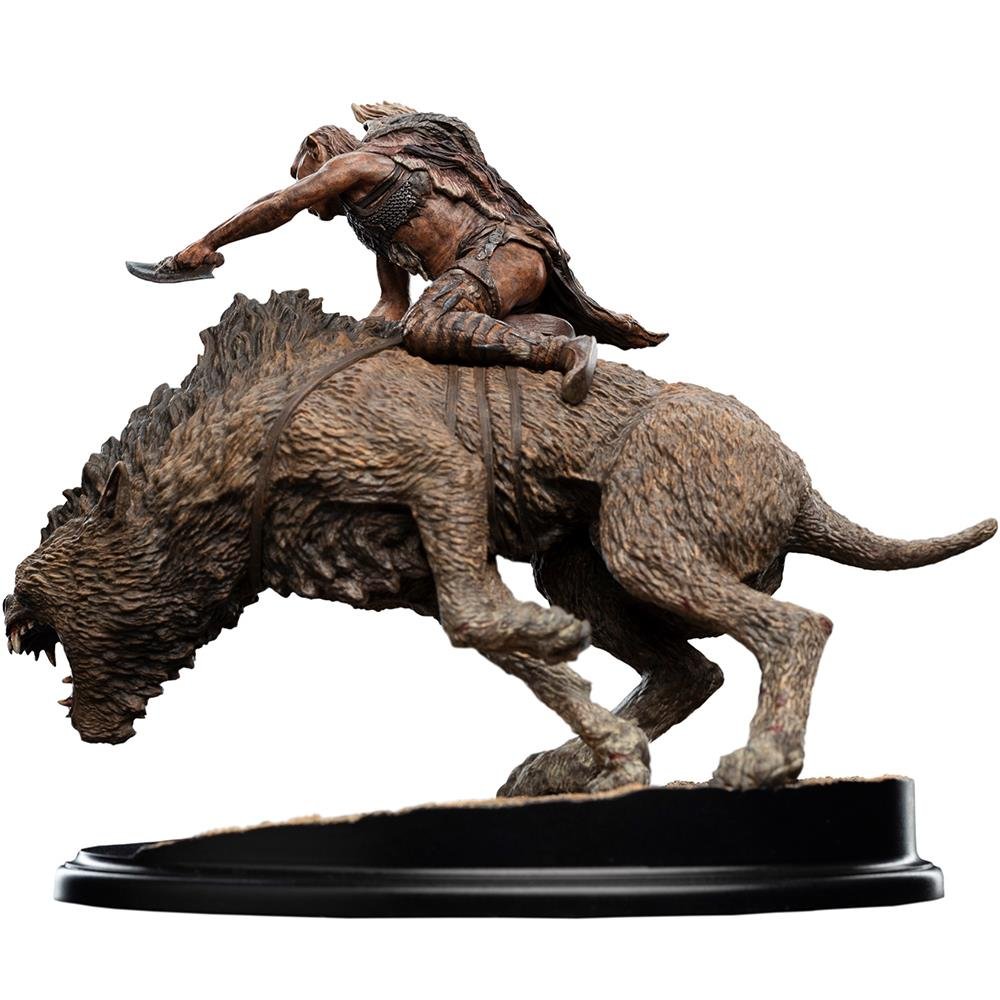 SHARKU ON WARG - THE LORD OF THE RINGS - MINIATURE STATUE - WETA WORKSHOP - Imagen 4