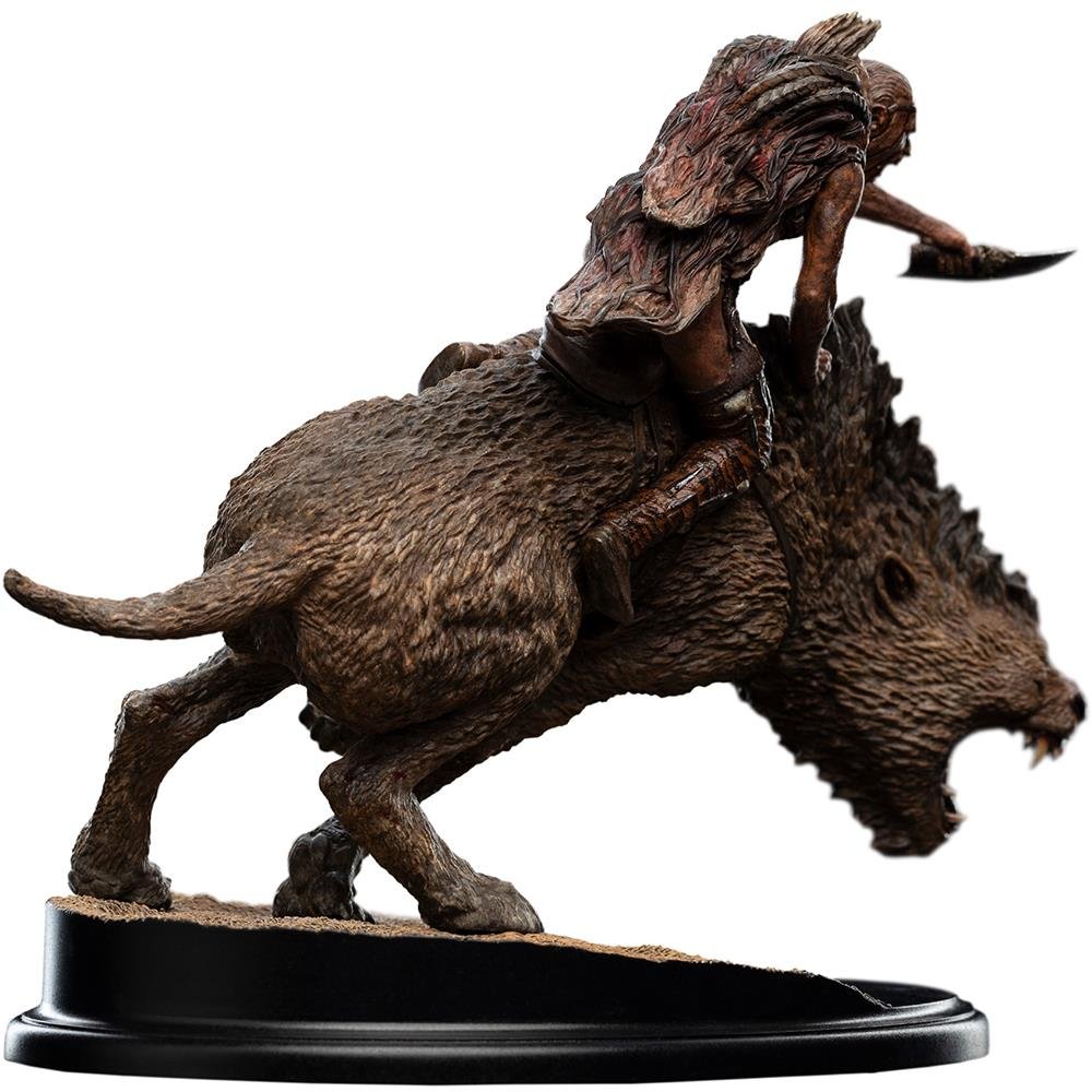 SHARKU ON WARG - THE LORD OF THE RINGS - MINIATURE STATUE - WETA WORKSHOP - Imagen 6