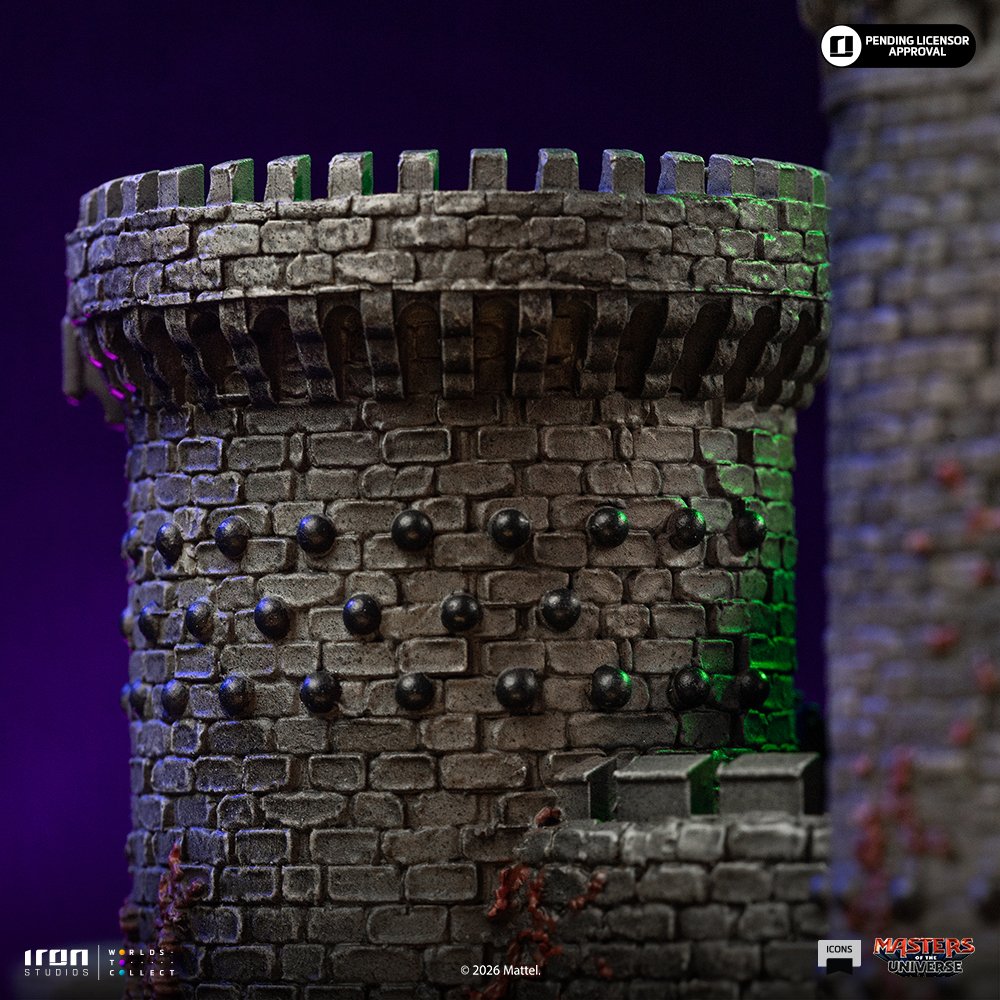 GRAYSKULL CASTLE - MASTERS OF THE UNIVERSE 2026 - ICONS - IRON STUDIOS - Imagen 9