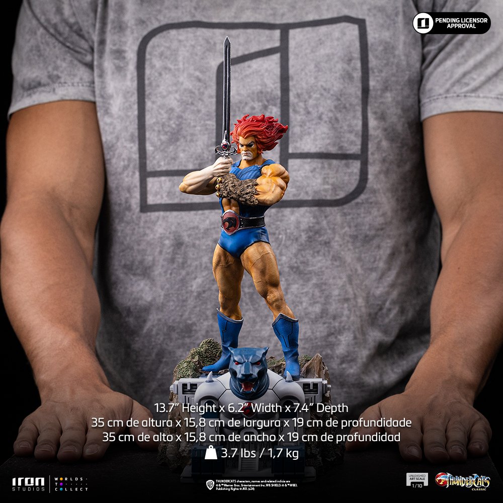LION-O UNLEASHED - THUNDERCATS - ART SCALE 1/10 - IRON STUDIOS - Imagen 15