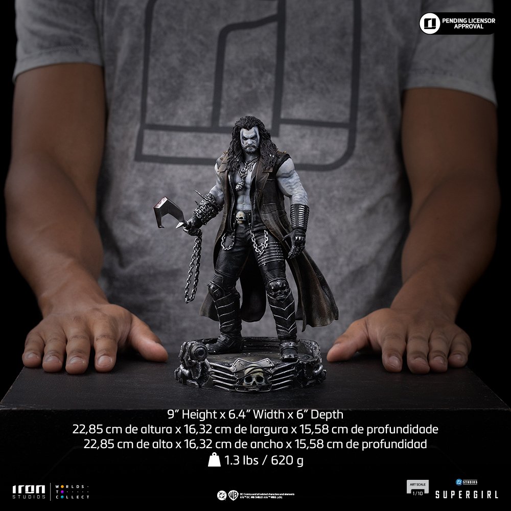 LOBO - SUPERGIRL MOVIE - ART SCALE 1/10 - IRON STUDIOS - Imagen 18