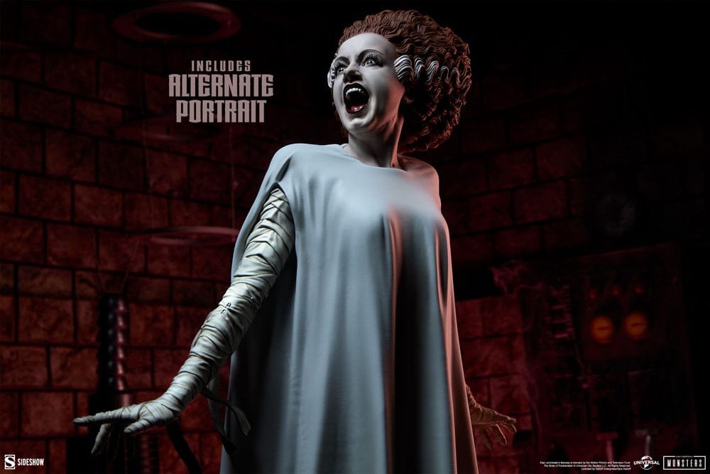 THE BRIDE OF FRANKENSTEIN - FRANKENSTEIN - PREMIUM FORMAT - 55CM - SIDESHOW COLLECTIBLES - Imagen 4
