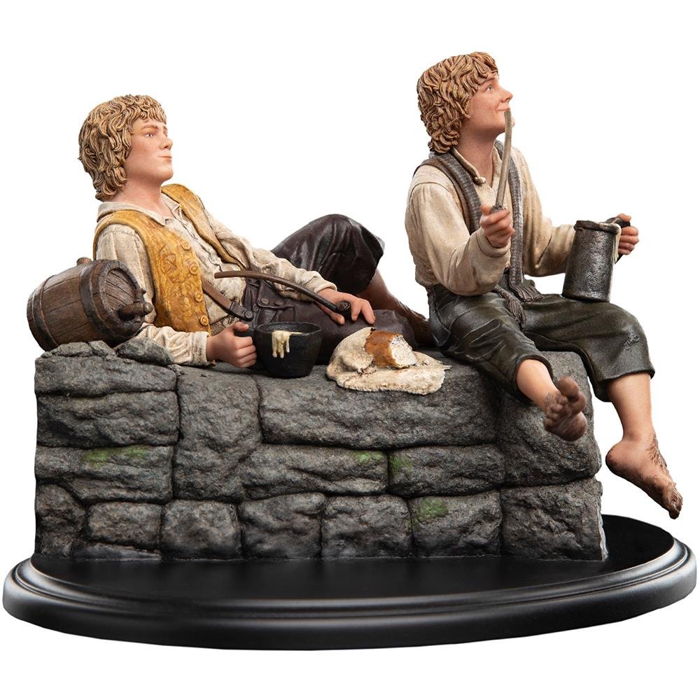 MERRY AND PIPPIN - THE LORD OF THE RINGS - MINIATURE STATUE - WETA WORKSHOP - Imagen 2