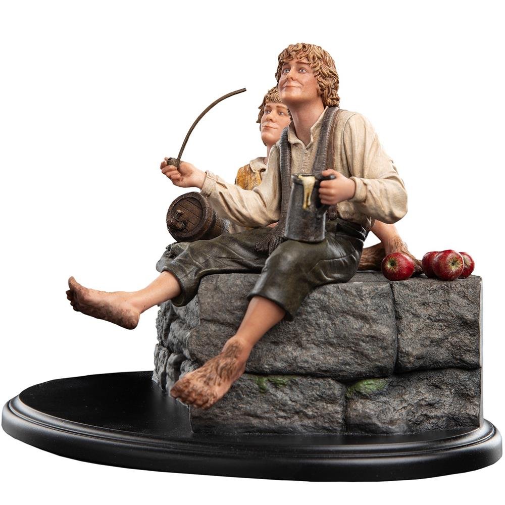 MERRY AND PIPPIN - THE LORD OF THE RINGS - MINIATURE STATUE - WETA WORKSHOP - Imagen 6