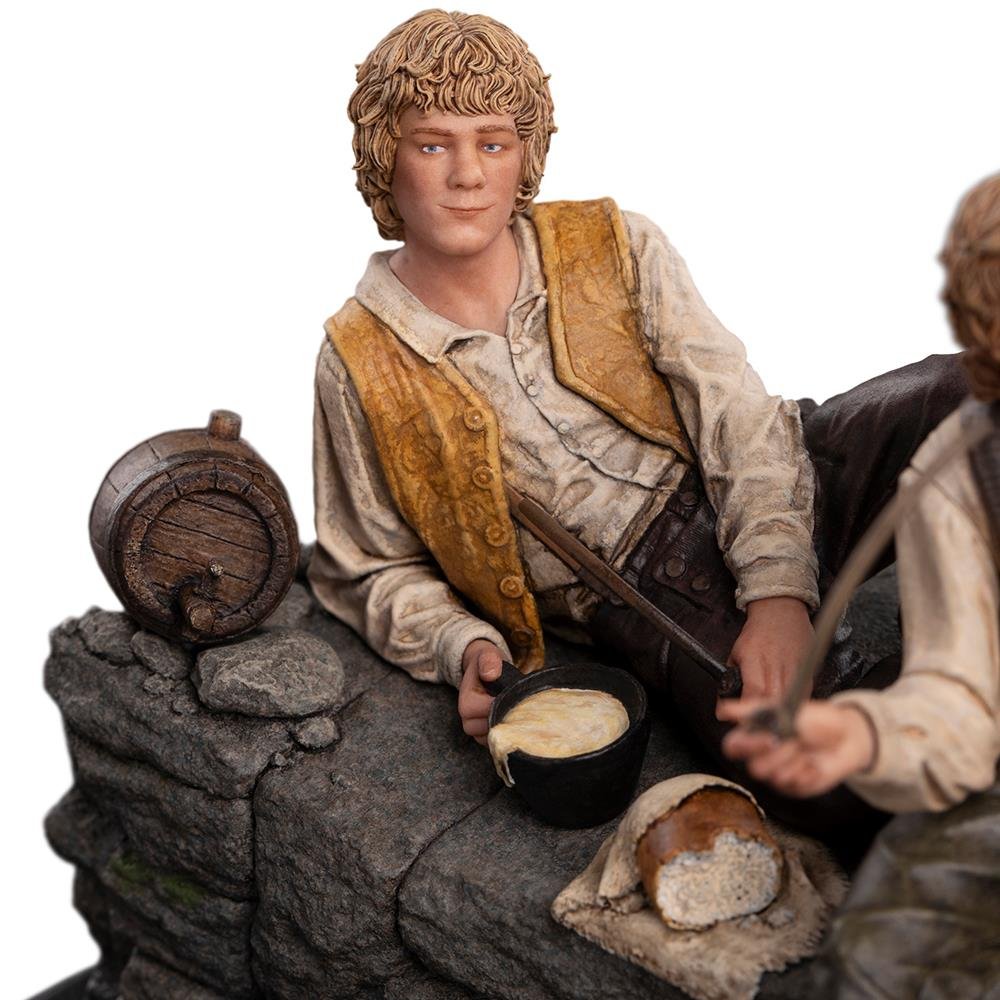 MERRY AND PIPPIN - THE LORD OF THE RINGS - MINIATURE STATUE - WETA WORKSHOP - Imagen 7