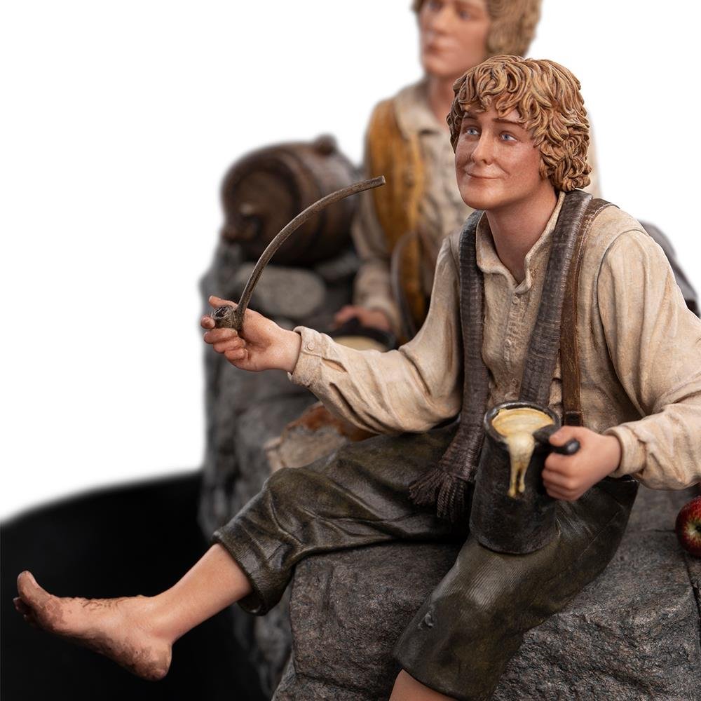 MERRY AND PIPPIN - THE LORD OF THE RINGS - MINIATURE STATUE - WETA WORKSHOP - Imagen 8