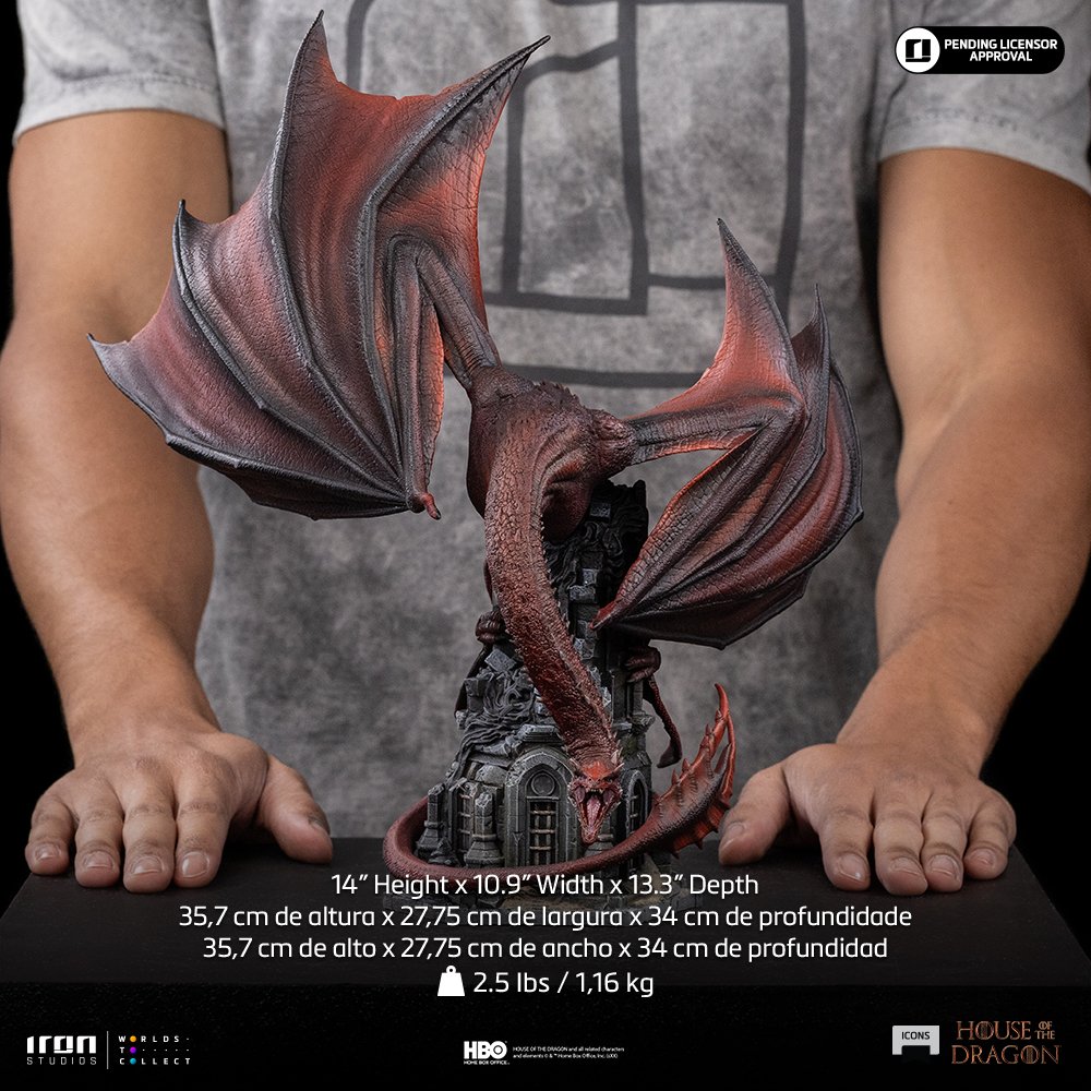 CARAXES - HOUSE OF THE DRAGON - ICONS - IRON STUDIOS - Imagen 17