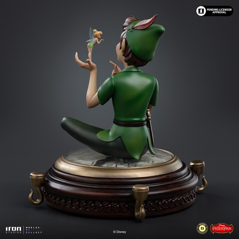 PETER PAN & TINKERBELL - DISNEY VINTAGE - ART SCALE 1/10 - IRON STUDIOS - Imagen 10