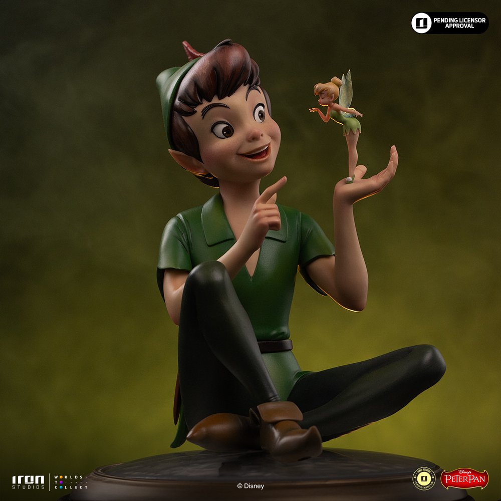 PETER PAN & TINKERBELL - DISNEY VINTAGE - ART SCALE 1/10 - IRON STUDIOS - Imagen 11