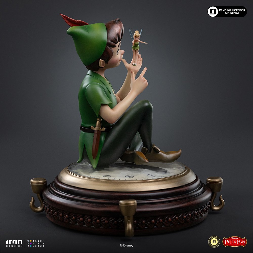 PETER PAN & TINKERBELL - DISNEY VINTAGE - ART SCALE 1/10 - IRON STUDIOS - Imagen 12