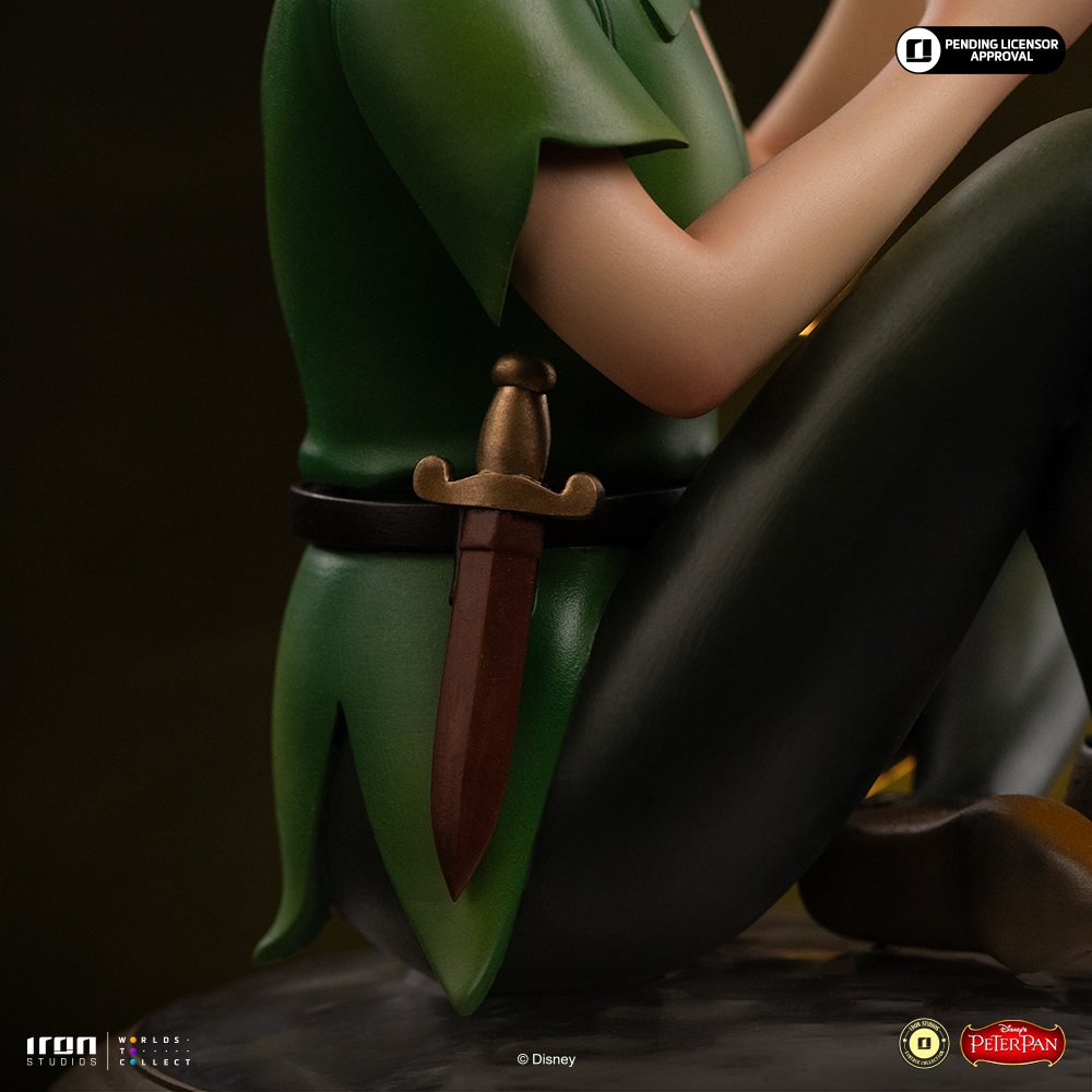 PETER PAN & TINKERBELL - DISNEY VINTAGE - ART SCALE 1/10 - IRON STUDIOS - Imagen 14