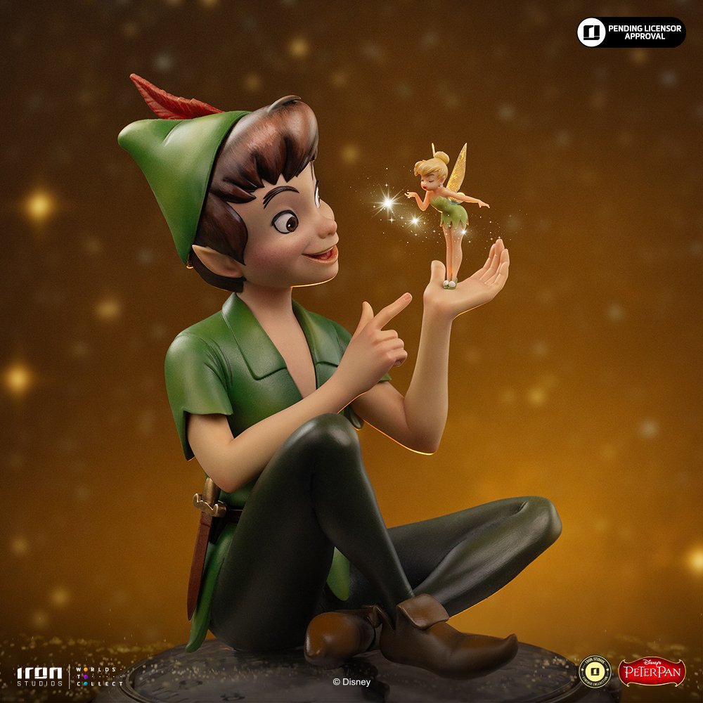 PETER PAN & TINKERBELL - DISNEY VINTAGE - ART SCALE 1/10 - IRON STUDIOS - Imagen 17