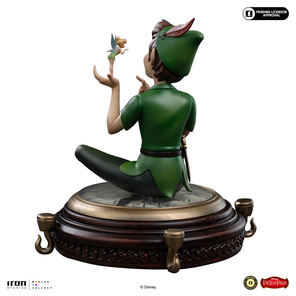 PETER PAN & TINKERBELL - DISNEY VINTAGE - ART SCALE 1/10 - IRON STUDIOS - Imagen 3