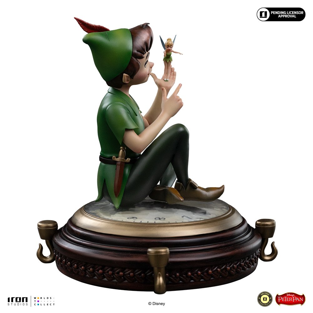PETER PAN & TINKERBELL - DISNEY VINTAGE - ART SCALE 1/10 - IRON STUDIOS - Imagen 4