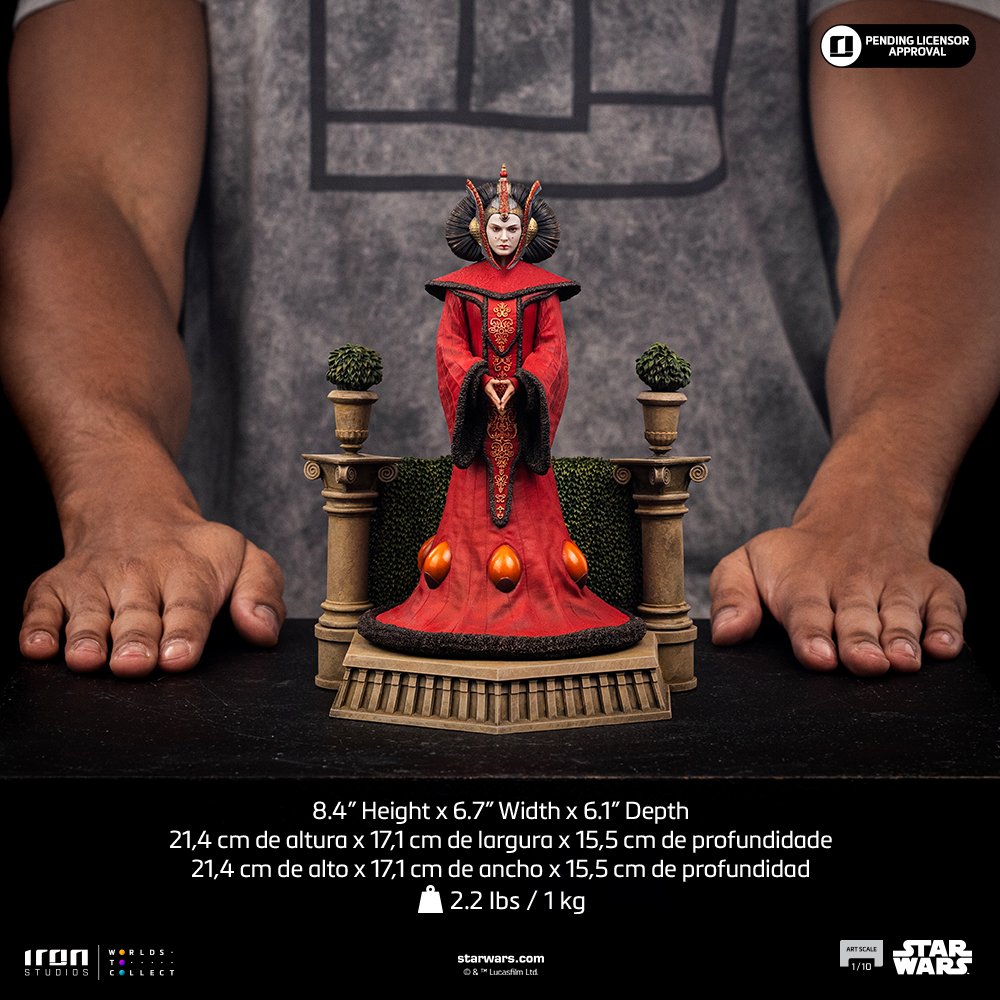 QUEEN AMIDALA - STAR WARS - ART SCALE 1/10 - IRON STUDIOS - Imagen 16