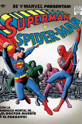 SUPERMAN Y SPIDERMAN. PORTADA DE BRIAN BOLLAND (DC-MARVEL TREASURY EDITION)