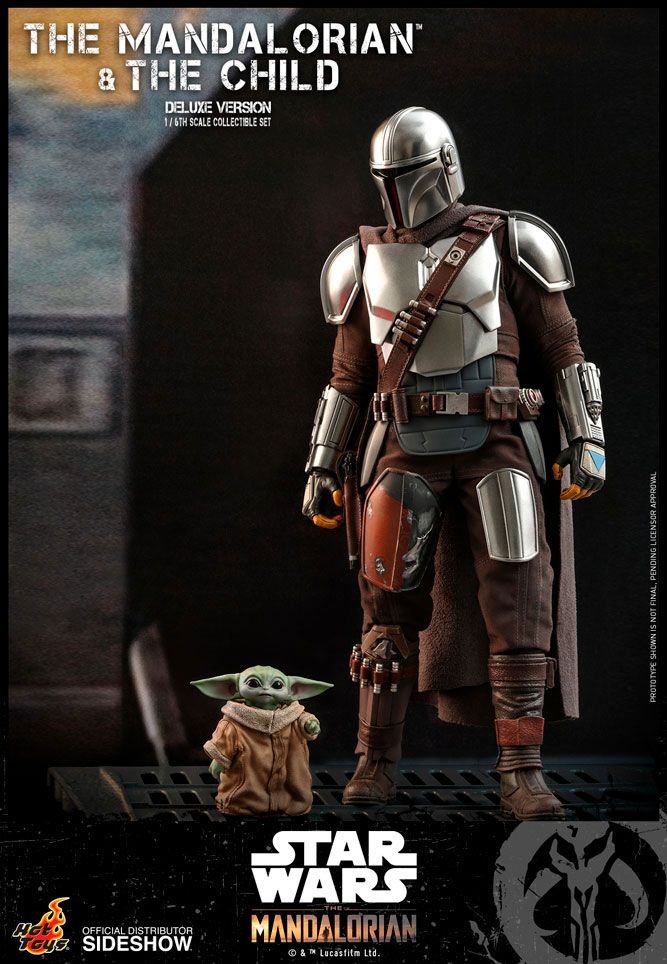 THE MANDALORIAN & THE CHILD DELUXE (PACK DE 2 FIGURAS) - STAR WARS THE MANDALORIAN - 1/6 30 CM - HOT TOYS - Imagen 4
