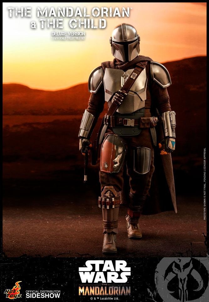 THE MANDALORIAN & THE CHILD DELUXE (PACK DE 2 FIGURAS) - STAR WARS THE MANDALORIAN - 1/6 30 CM - HOT TOYS - Imagen 5