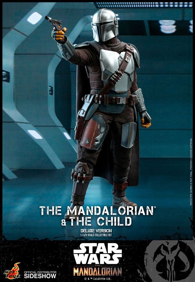 THE MANDALORIAN & THE CHILD DELUXE (PACK DE 2 FIGURAS) - STAR WARS THE MANDALORIAN - 1/6 30 CM - HOT TOYS - Imagen 7