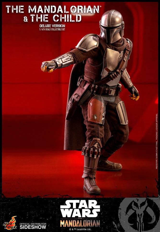 THE MANDALORIAN & THE CHILD DELUXE (PACK DE 2 FIGURAS) - STAR WARS THE MANDALORIAN - 1/6 30 CM - HOT TOYS - Imagen 8