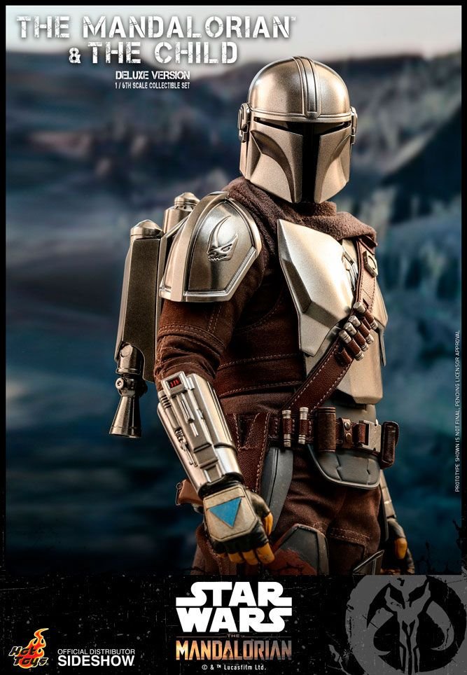 THE MANDALORIAN & THE CHILD DELUXE (PACK DE 2 FIGURAS) - STAR WARS THE MANDALORIAN - 1/6 30 CM - HOT TOYS - Imagen 9