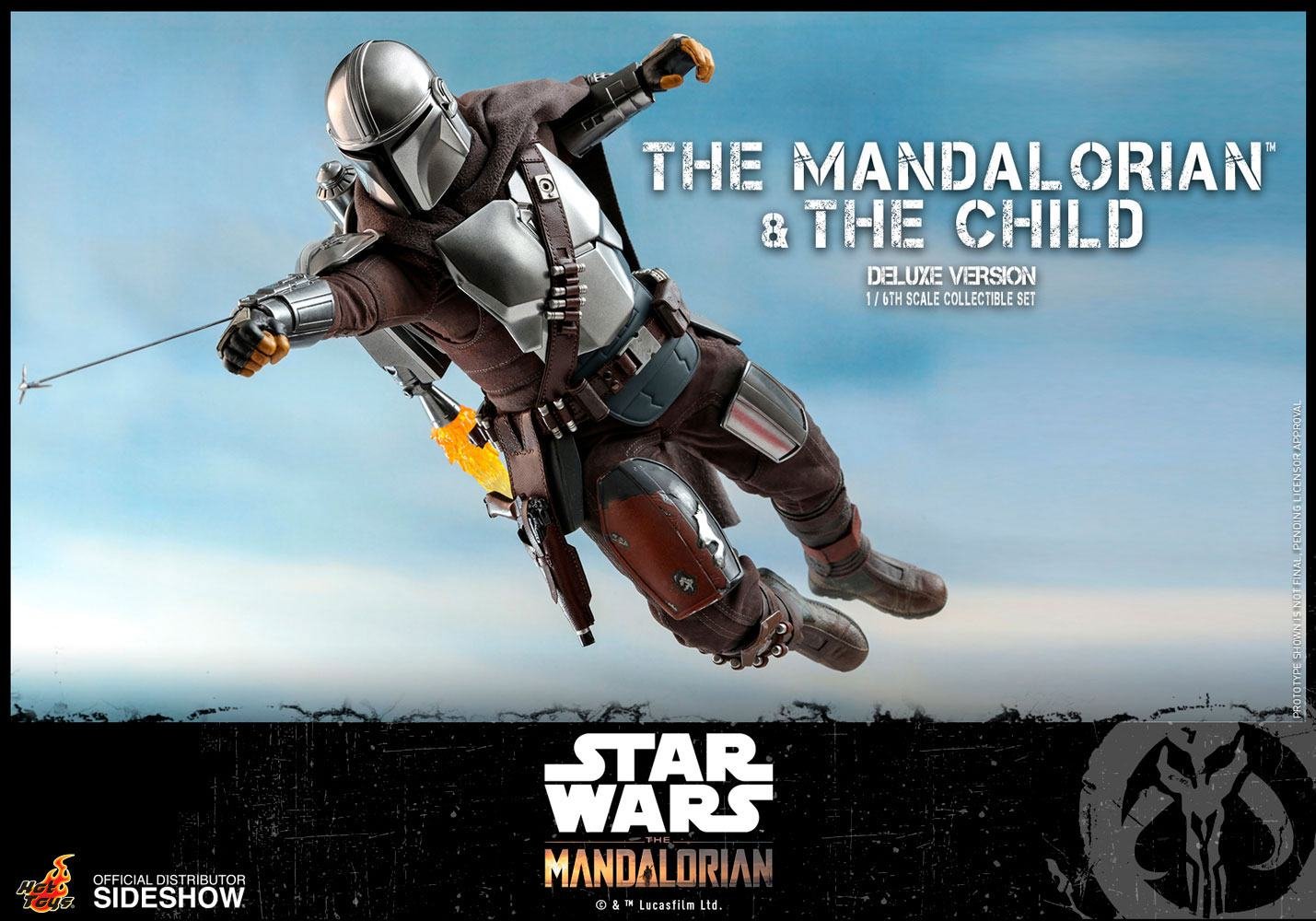 THE MANDALORIAN & THE CHILD DELUXE (PACK DE 2 FIGURAS) - STAR WARS THE MANDALORIAN - 1/6 30 CM - HOT TOYS - Imagen 10