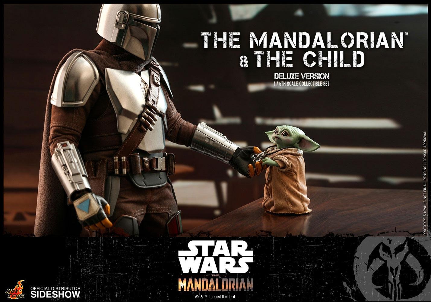 THE MANDALORIAN & THE CHILD DELUXE (PACK DE 2 FIGURAS) - STAR WARS THE MANDALORIAN - 1/6 30 CM - HOT TOYS - Imagen 11