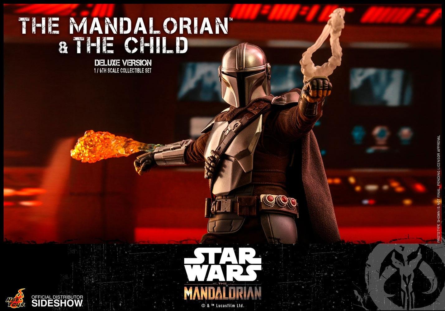 THE MANDALORIAN & THE CHILD DELUXE (PACK DE 2 FIGURAS) - STAR WARS THE MANDALORIAN - 1/6 30 CM - HOT TOYS - Imagen 12
