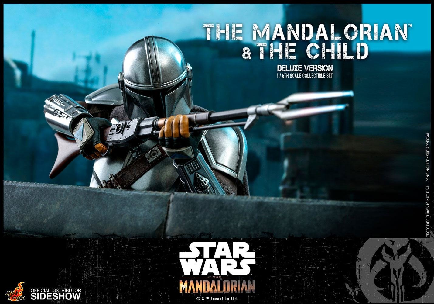 THE MANDALORIAN & THE CHILD DELUXE (PACK DE 2 FIGURAS) - STAR WARS THE MANDALORIAN - 1/6 30 CM - HOT TOYS - Imagen 18