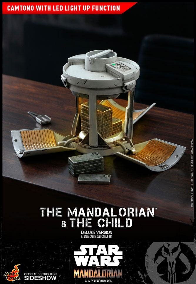 THE MANDALORIAN & THE CHILD DELUXE (PACK DE 2 FIGURAS) - STAR WARS THE MANDALORIAN - 1/6 30 CM - HOT TOYS - Imagen 19