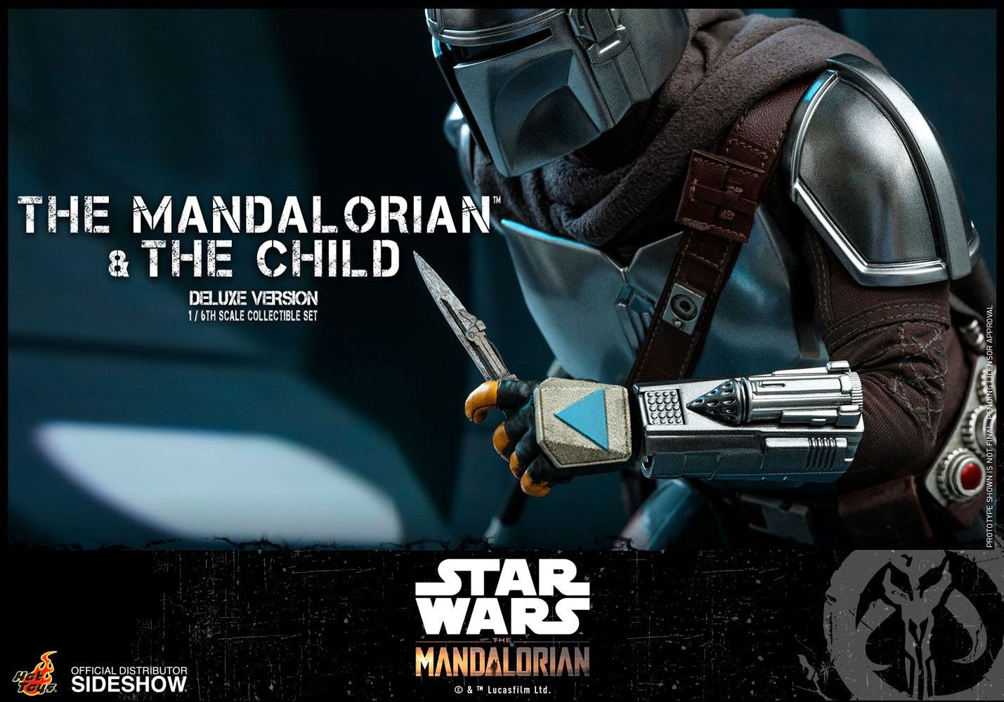 THE MANDALORIAN & THE CHILD DELUXE (PACK DE 2 FIGURAS) - STAR WARS THE MANDALORIAN - 1/6 30 CM - HOT TOYS - Imagen 21