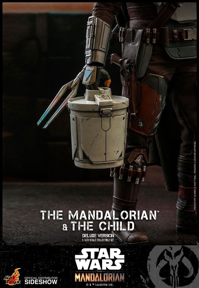 THE MANDALORIAN & THE CHILD DELUXE (PACK DE 2 FIGURAS) - STAR WARS THE MANDALORIAN - 1/6 30 CM - HOT TOYS - Imagen 22